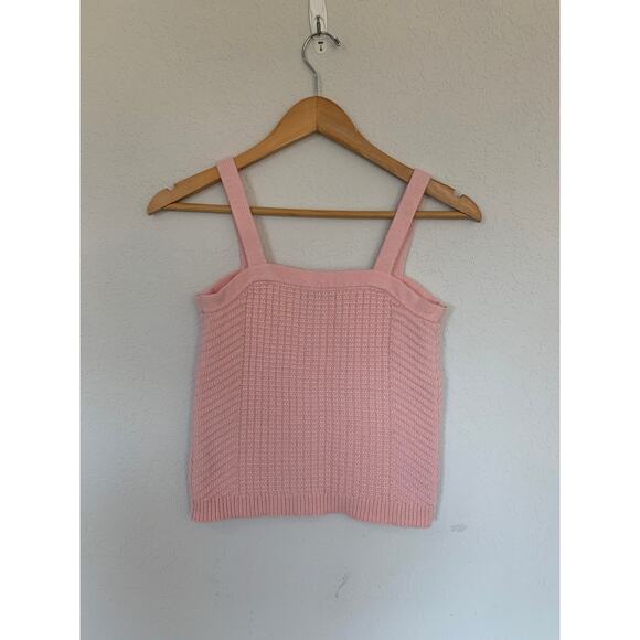 Sandy Liang Designer Collab Target Baby Pink Knit Sweater Tank XXS - Picture 2 of 10